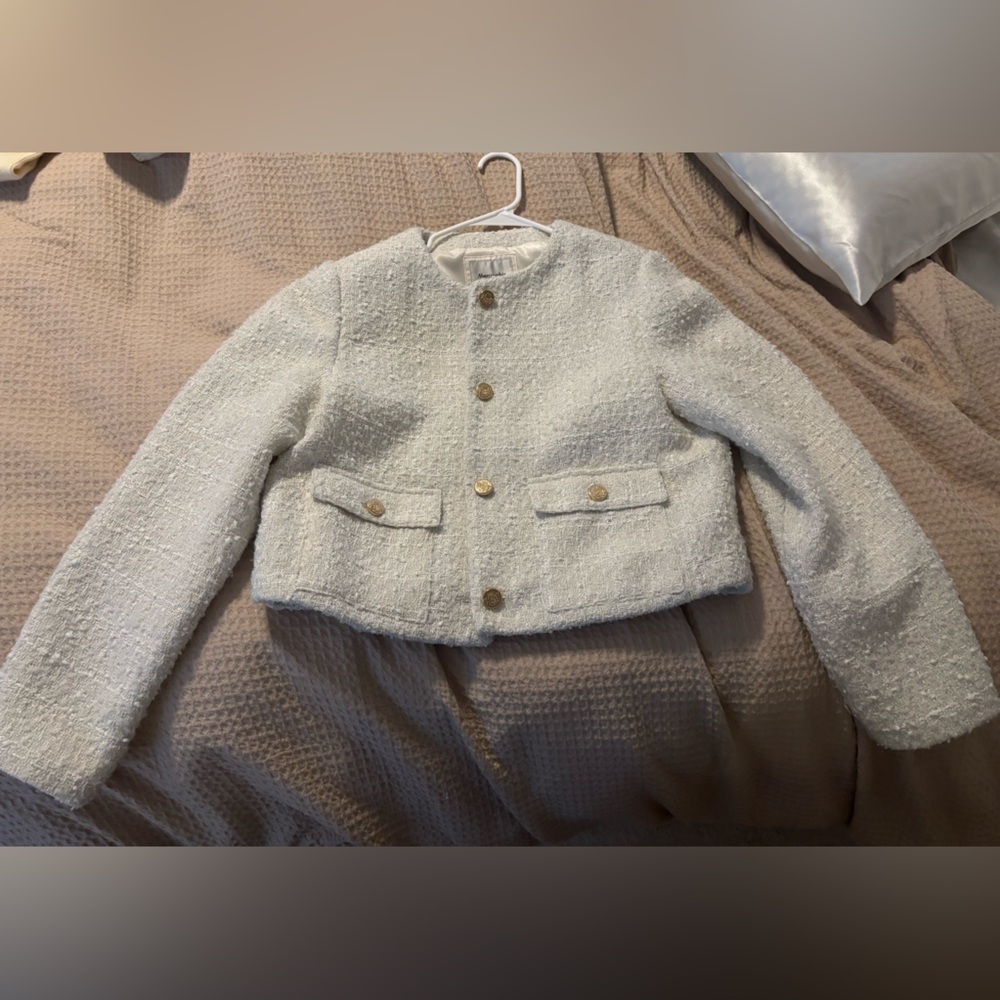 Abercrombie & Fitch Cream Jacket